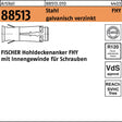 FISCHER Hohldeckenanker FHY M6 Stahl galvanisch verzinkt 50 Stück