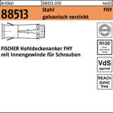 FISCHER Hohldeckenanker FHY M6 Stahl galvanisch verzinkt 50 Stück