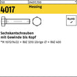 Sechskantschraube ISO 4017 VG M16x45 Messing 25 Stück von BUFAB