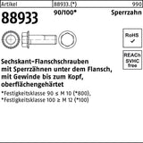 F. REYHER Sechskantflanschschraube R 88933 Sperrzahn M12x20 VG 100 Stück