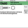 F. REYHER Sechskantbohrschraube ISO 15480 mit Bund ST 3,5x9,5 mm Stahl gehärtet galvanisch verzinkt 1000 Stück