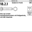 F. REYHER Sechskantschraube R 83933 UNC-Gewinde 1/4 x 1/2 Grade 8