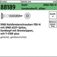SPAX Holzfensterschraube FEX-H 4x30 mm T-STAR T15 Senkkopf Bremsrippen 1000 Stück