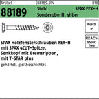 SPAX Holzfensterschrauben FEX-H mit SPAX 4CUT-Spitze, Senkkopf mit Bremsrippen, mit T-STAR plus / 30 mm