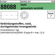 REYHER Verbindungsmuffe R 88088 M6x20x10 Stahl verzinkt