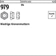 Kronenmutter DIN 979 niedrig M16 Automatenstahl von F. REYHER – 50 Stück