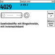 F. REYHER Gewindestift ISO 4029 M5x5 mit Ringschneide und Innensechskant