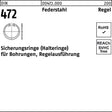 Sicherungsring DIN 472 72x2,5 mm Federstahl Regelausführung 50 Stück von F. REYHER
