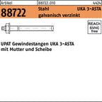8 mm / 110 mm / galvanisch verzinkt