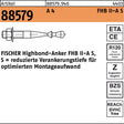 FISCHER Highbond-Anker FHB II-A S M16x95/165 A4 – 10 Stück
