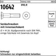 F. REYHER Senkschraube ISO 10642 Innen-6kt M5x35 10.9 – 200 Stück