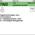 F. REYHER Kegelschmiernippel DIN 71412 Form A-R AR 1/8 SW11 5.8 verzinkt