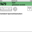 F. REYHER Sechskantspannschlossmutter DIN 1479 M6 Stahl galvanisch verzinkt 25 Stück