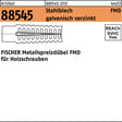 FISCHER Metallspreizdübel FMD 6x32 Stahlblech galvanisch verzinkt 100 Stück