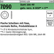 F. REYHER Unterlegscheibe ISO 7090 mit Fase 36 mm Stahl 200 HV verzinkt 50 Stück