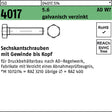 Sechskantschraube ISO 4017 VG M 33 x 100 5.6 AD W7 galvanisch verzinkt von BUFAB – 5 Stück