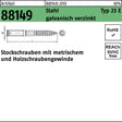Stockschraube R 88149 Typ 23 E M5x40 Stahl galv. verzinkt – 100 Stück