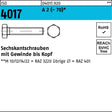 Sechskantschraube ISO 4017 A2 M22x55 von BUFAB – Edelstahl, Gewinde bis Kopf