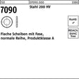 Unterlegscheibe ISO 7090 mit Fase 14 mm Stahl 200 HV, 250 Stück von F. REYHER