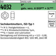 BUFAB Sechskantmuttern ISO 4032 M20 8 galv. verz. 8 DiSP + SL – 100 Stück