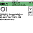 TECKENTRUP Sperrkantscheibe R 88123 NSK-S 4 mm Federstahl zinklamellenbeschichtet 1000 Stück