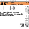FISCHER ZYKON Einschlaganker FZEA II 10x40 M8 Stahl verzinkt 100 Stück