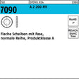 Unterlegscheibe ISO 7090 mit Fase 5 mm A2 200 HV – 200 Stück von F. REYHER
