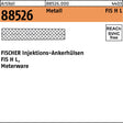 FISCHER Injektions-Ankerhülsen FIS H L 12x1000 mm Metall – Meterware für chemische Befestigungen