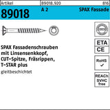 SPAX Fassadenschraube R 89018 LISEKO T-STAR 4,5x35/25-T A2