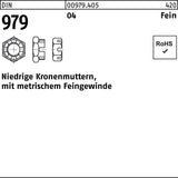 Kronenmutter DIN 979 niedrig M16 Automatenstahl von F. REYHER – 50 Stück