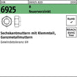 F. REYHER Sechskantmutter DIN 6925 Klemmteil M10 8 feuerverzinkt 100 Stück