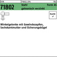 F. REYHER Winkelgelenke DIN 71802 AS 8-M Stahl galvanisch verzinkt 25 Stk.