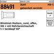 F. REYHER Blindnietmutter R 88491 M4/1,5–6,0 mm Stahl verzinkt