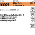 80 mm / Schrauben A 4 / Dübel-Nylon