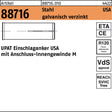 UPAT Einschlaganker USA M6 Stahl galv. verzinkt 100 Stück
