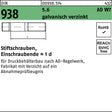 F. REYHER Stiftschraube DIN 938 M20x80 5.6 galvanisch verzinkt