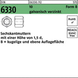Sechskantmutter DIN 6330 Form B von REYHER – M6, SW 10