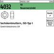 BUFAB Sechskantmutter ISO 4032 M22 10 feuerverzinkt – 50 Stück