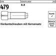 F. REYHER Vierkantschraube DIN 479 mit Kernansatz M6 x 16 mm 8.8