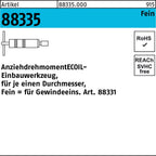 150 mm / AMECOIL-Einbauwerkzeug, für je einen Durchmesser, Fein = für Gewindeeins. Art. 88331 / 20 mm
