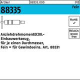 AMECOIL Einbauwerkzeug R 88335 M20x1,5 für Fein-Gewindeeinsätze aus Stahl