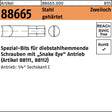 Bit R 88665 Zweiloch M3 Stahl gehärtet – Spezial-Bit für Snake Eye Schrauben