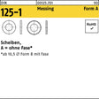 F. REYHER Unterlegscheibe DIN 125-1 A 13x24x2,5 mm Messing