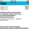 F. REYHER Sechskantmutter ISO 7040 Klemmteil M3 A2-70 mit braunem Ring