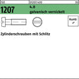 F. REYHER Zylinderschraube ISO 1207 Schlitz M3x6 4.8 galvanisch vernickelt 2000 Stück