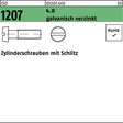 F. REYHER Zylinderschraube ISO 1207 Schlitz M10x80 4.8 galvanisch verzinkt – 50 Stück
