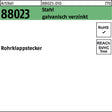 Rohrklappstecker R 88023 6x40x22 mm Stahl galvanisch verzinkt von F. REYHER – 50 Stück