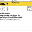 F. REYHER Dichtscheibe R 88277 Aluminium 16x6,8x1 mm