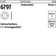 F. REYHER Zahnscheibe DIN 6797 Form I innengezahnt I 10,5 Federstahl 1000 Stück