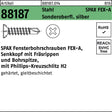 SPAX Fensterbohrschrauben FEX-A 3,9x19 mm Senkkopf mit Bohrspitze